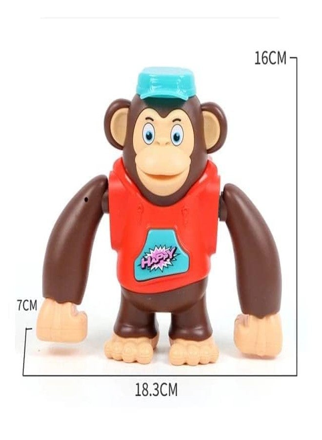 BlackZone Musical Gorilla/Chimpanzee/Orangutan Toys Dancing with 360°Roll & Glow, Music and Light Baby Toys 3-6 Months Crawling Toys for Baby Boy Girl Gifts (Dancing_Gorila) - Image 2